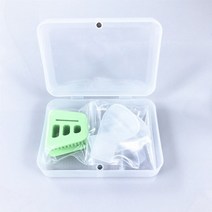 치과개구기 구강개구장치 구강용품 용품 입벌리개 턱관절 유지기 마우스피스 교열 셀프치아교정 치과용 견인기 마우스 오프너실리콘 고무 오프너혀 억제뺨 교정기, 02 1set Adult Large