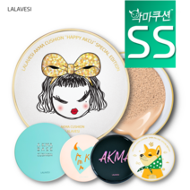 [라라베시 공식몰] 악마쿠션 뽀송커버 SS타입, 본품+리필1(사심핑크), 핑크21호