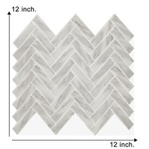롱브릭타일 접착식파벽돌 파벽돌 Vividtiles 껍질과 스틱 타일 3D 벽돌 효과 방수 부엌 Backsplash 장식, 13 T80032