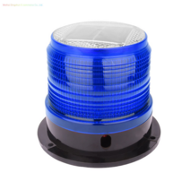 지게차 구급차 앰뷸런스 긴급차량 중장비 원형 자석 태양열 경광등 비상등 레드라인 경보 깜빡이 LED, E + 1개