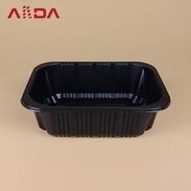 실링용기 19156 1100ml 블랙 고강도 PP 600개