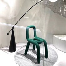볼드체어 스툴 벤치 카페 인테리어 의자 bold chair 무스타슈, [구형] 의자 짙은 녹색