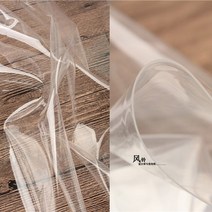 방풍비닐 투명 TPU 원단 PVC 필름 DIY 방수 비옷 바람막이 가방 플라스틱 장식 디자이너 0.5mm, [02] 10cm Long 10cm Wide, [01] Transparent
