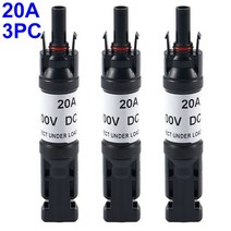 공구부품 3pcs 광전지 퓨즈 다이오드 커넥터 10A / 15A 20A UL94-V0 IP67 호환 태양 패널 인라인, 01 15A
