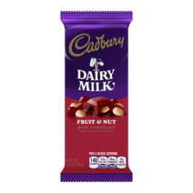 CADBURY DAIRY MILK Fruit Nut Milk Chocolate with Raisins and Almonds Candy Individually Wrapped 3, 1