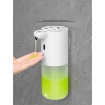 주방 세제 디스펜서 센서 자동 핸드워시 세제통, 폼 손세정기 벽걸이 1개(충전식 모델)