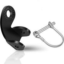 자전거 트레일러 캐리어 로라 Durable Connector Towing Head Mounting Adapter Angle Elbow Bike Trailer, 01 WHITE