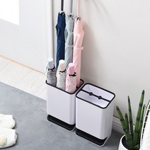 심플한 우산꽂이 6구 우산 보관 정리함 우산통, 블랙, 2개
