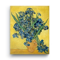 엘티에프티 캔버스 명화 그림액자 - 빈센트 반 고흐 - 아이리스 꽃병 (Irises), 3. F_캔버스 10호(53cm x 45.5cm)