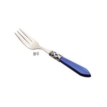 까사부가티 알라딘 커트러리 모음 (커피스푼/케이크포크/포크/나이프/스푼/젓가락), 3. 포크 블루