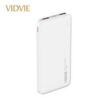Vidvie 10000mAh 슬림 파워 뱅크 충전 휴대용 외부 배터리 백업 충전기