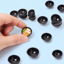 미니를 사랑하는 사람들 미니어처 칠기그릇23종 모음전(16시까지 당일발송), 4번 줄무늬 원톤 칠기그릇 4호(5개)