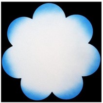 학교/유치원/교실/게시판 환경꾸미기 스치로폼 스티로폼 폼아트 꽃모양판 파랑(특대형)