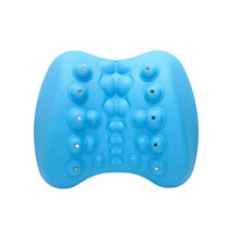 BAILEMO 허리 스트레칭 기구 지압 쿠션, 블루