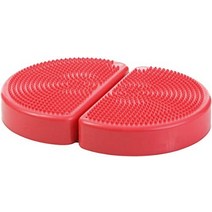 토구 에어로 스텝 밸런스 보드 요가 실내운동 균형감각 Togu 독일직배송, Red, 없음
