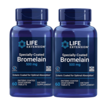 라이프 익스텐션 브로멜라인 소화 효소 500mg 60정 2통 약 4개월분, 상품선택