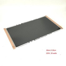 바닥재 원목마루 조립식데크타일50cm x 낮은 가격 개 또는 고양이 집 따뜻한 탄소 작은 난방 필름 DIY 애, 02 50x25 35W