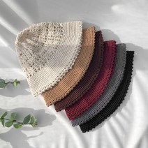 여성 데일리 핸드메이드 버킷 햇 벙거지 모자.디작소