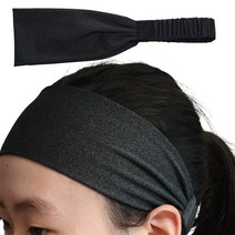 NTB 남자 여자 넓은 땀흘림 방지 운동 스포츠 헤어밴드 반다나 터번