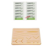 실리콘 인공 피부 구강 잇몸 봉합 훈련 가방 흔 한 유형 치과 상처 치과 의사의 실천 과 훈련, f
