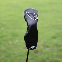 골프 클럽 Headcover 나무 드라이버 페어웨이 하이브리드 135UT 블레이드 퍼터 독수리 자수 가죽 커버 프로텍터 골프 액세서리, Black 1