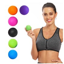 룸드 넌슬립 라크로스볼 마사지볼 2p, 블루, 오렌지