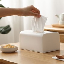 라라우 각티슈케이스 화이트 사각 휴지케이스 커버