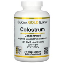 California Gold Nutrition Colostrum 캘리포니아 골드 뉴트리션 콜로스트럼 초유 240베지캡슐
