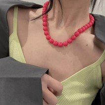 여성 패션목걸이 다채로운 페르시 목걸이 여성용 보석 선물 S925 진주
