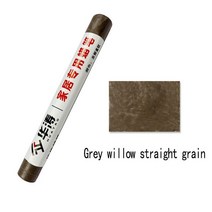 우드 필러 코킹 가구 수리 페인트 바닥 키트 보완 펜 컬러 왁스 크레용 목재, 05 Grey willow_01 13g