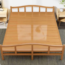 원목침대프레임 저상형 매트리스 깔판 침실 침대틀, 폭80x길이197cm/탄화