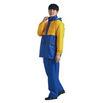 회오리 안전우의 KO-2100 고급형 야광띠 야간작업 비옷 레져용 스포츠 및 다용도 우비