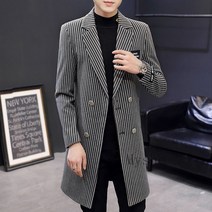 [Myshe]가을 겨울 남자 패션 모직코트 슬림핏 롱 코트 boy701FEI701DY04