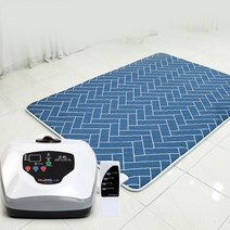 한일생활건강 리모컨 온수매트 네이비 HL-0044, 더블(150 x 200 cm)