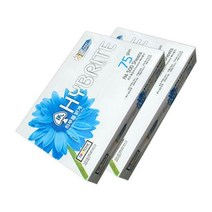 하이브라이트 복사용지 A4용지 75g 2권(1000매)