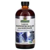 Natures Answer 액상 마그네슘말레이트 및 글리시테이트 480ml(16fl oz)