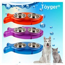 식기 피쉬 더블 오렌지 자동급수기 뱅갈 걸이식기 애묘 스핑크스 포메미용 샴 길고양이밥그릇 물그릇 원목