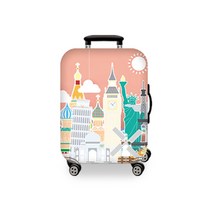 텐포인트 여행용 스판 캐릭터 캐리어커버 11종 19인치~28인치