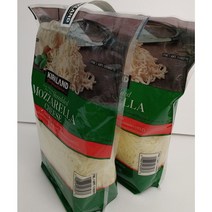 커클랜드 쉬레드 모짜렐라치즈 1.13kg x 2개 미국 피자치즈(아이스박스포함), 1팩, 상세 설명 참조