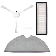 [호환제품] 로봇 진공 xiaomi mi robot vacuum-mop mijia 1c 1t stytj01zhm dreame f9 side brush hepa filter, 협력사, 세트 1