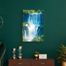 대형 풍수 폭포 풍경 시원한 물 여름 그림 캔버스액자, 18.절경 이과수 폭포