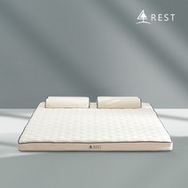 레스트 통몰드 천연라텍스 토퍼 매트리스 7.5cm 퀸