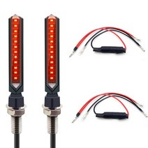 2pc 12 LED 턴 시그널 오토바이 라이트 야마하 tdm 850 혼다 x4 스즈키 v 스트롬 650 KTM 50cc 모토 액세서, 07 HON-2PCS-000