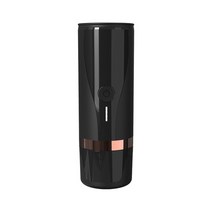 자동차 및 가정용 휴대용 커피 머신 dc12 v 프레소 메이커 돌체 포드 캡슐 파우더, 01 black