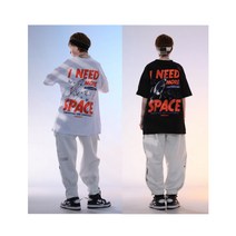 스페이스 라운드 반팔 티셔츠 tee [스트릿 명품 편집샵 람스]