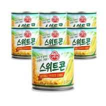 오뚜기 스위트콘 옥수수캔 콘샐러드 340G 1개 콘샌드위치 옥수수캔요리, 7개