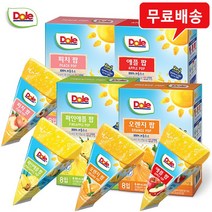 Dole 돌 후룻팝 4팩(피치1 애플1 파인1 오렌지1)/무배