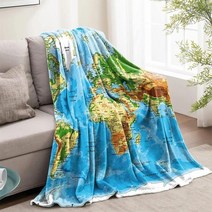 낮잠이불 북유럽 스타일 침대 세계지도 보헤미안 던지기 담요 푹신하고 부드러운 낮잠 소파 홈 장식