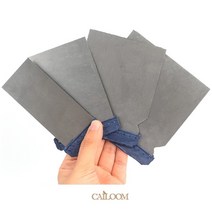 CAILOOM 매장 청소용 유리 스티커 껌 실리콘 제거 스텐 헤라 스크래퍼 밀칼 칼헤라 스크랩퍼 스페츄라도구 4P, 기본