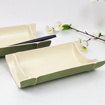 참대 직사각 접시 140-10 BB 회 초밥 멜라민, 참대직사각접시140-10